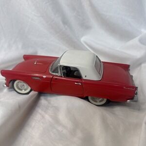Road Tough 1955 Ford Thunderbird Red Convertible 1:18 Scale Die Cast Car